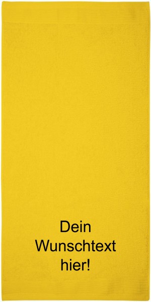 Handtuch 50x100cm mit Wunschtext