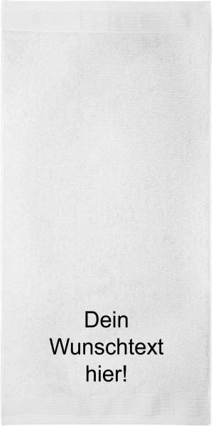 Handtuch 50x100cm mit Wunschtext